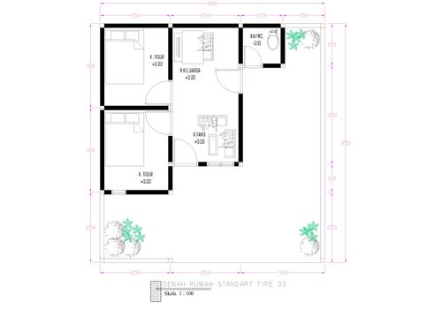 Layout Tipe 36 Subsidi